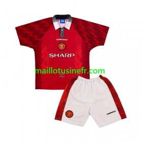 Maillot de Foot Manchester United Domicile Retro 1996 - Enfant